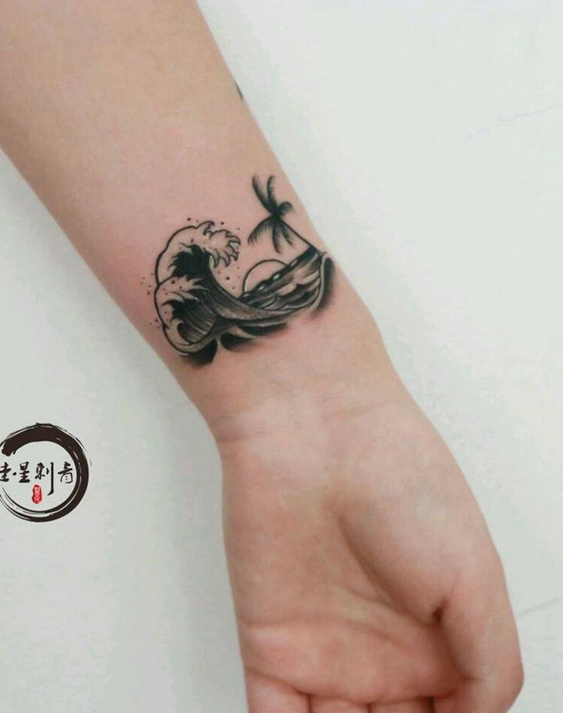 遮盖疤痕纹身图片