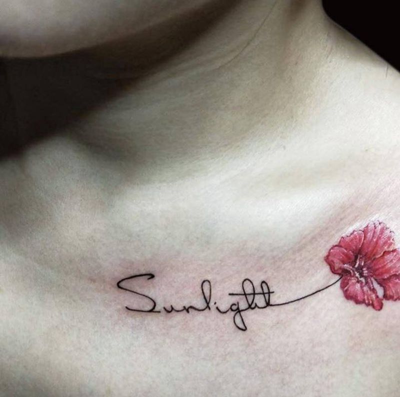 小清新纹身图片