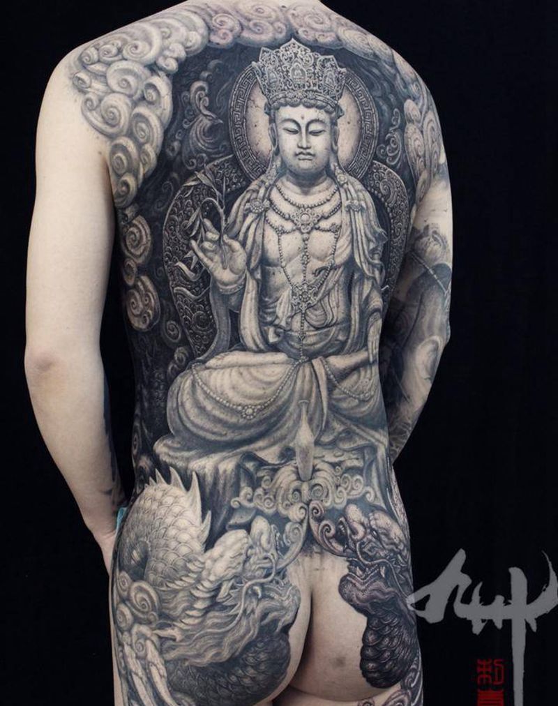 石窟妙相纹身图片