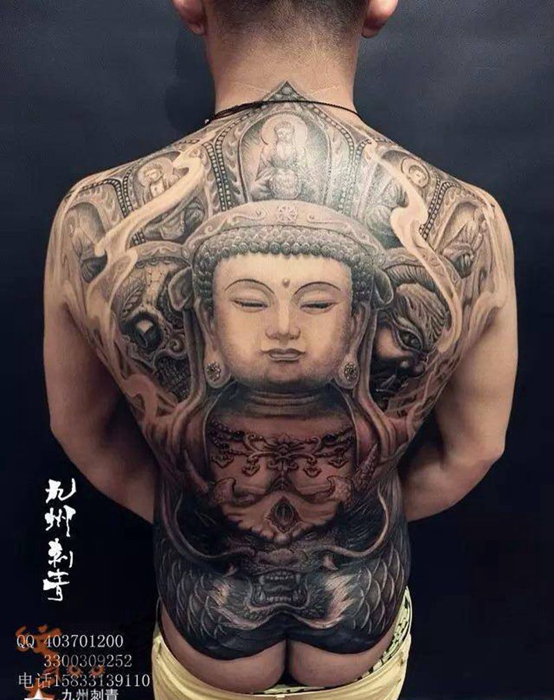 空虚藏菩萨纹身图片