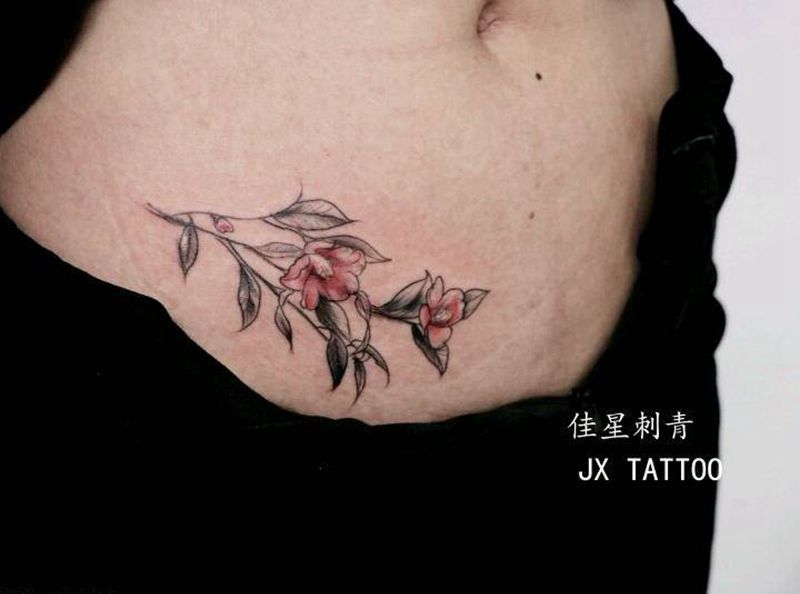 遮盖疤痕纹身图片