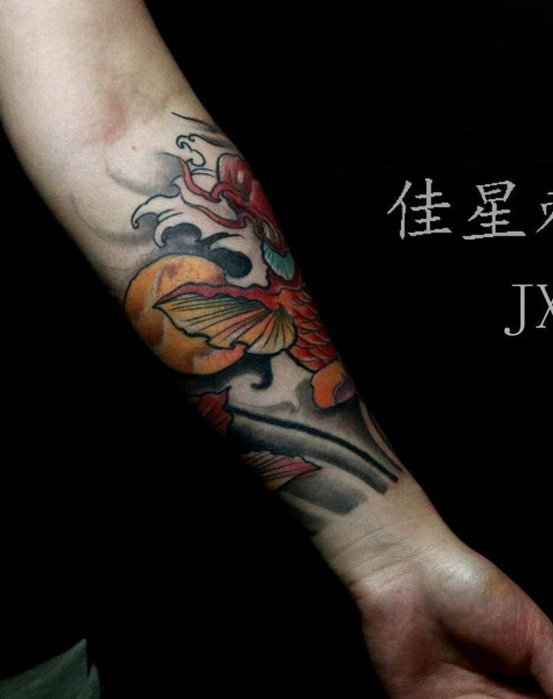 包小臂纹身图片