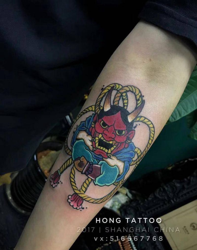 Q版般若纹身图片