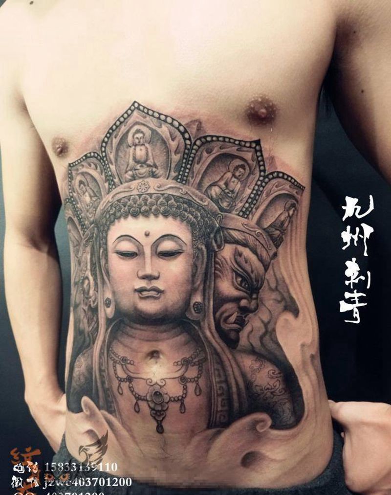 菩萨纹身图片