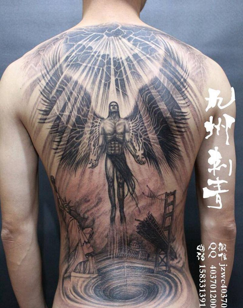 模仿，天裂纹身图片