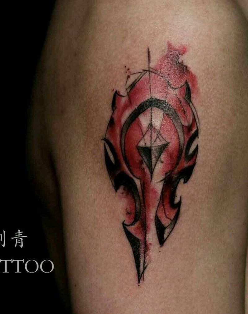 为了部落！纹身图片