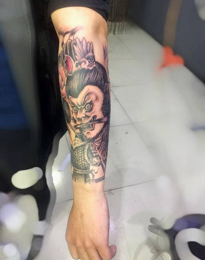 至尊宝与紫霞仙子纹身图片