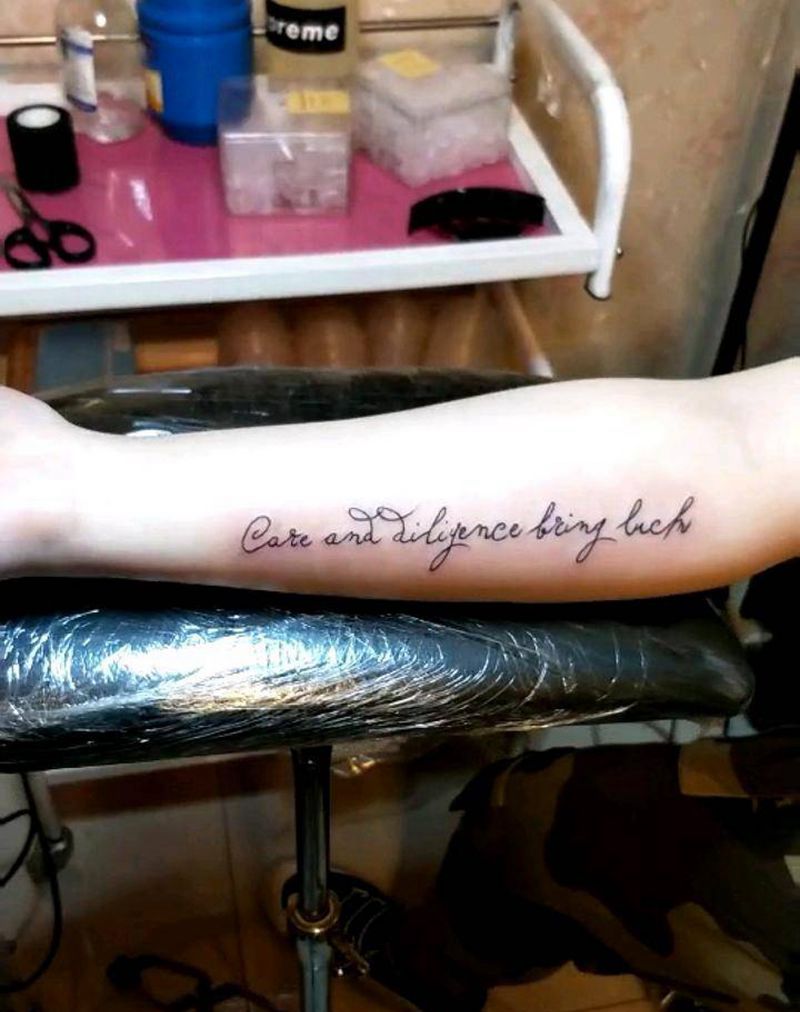 花体字纹身图片