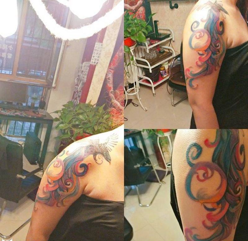 #凤凰#纹身图片