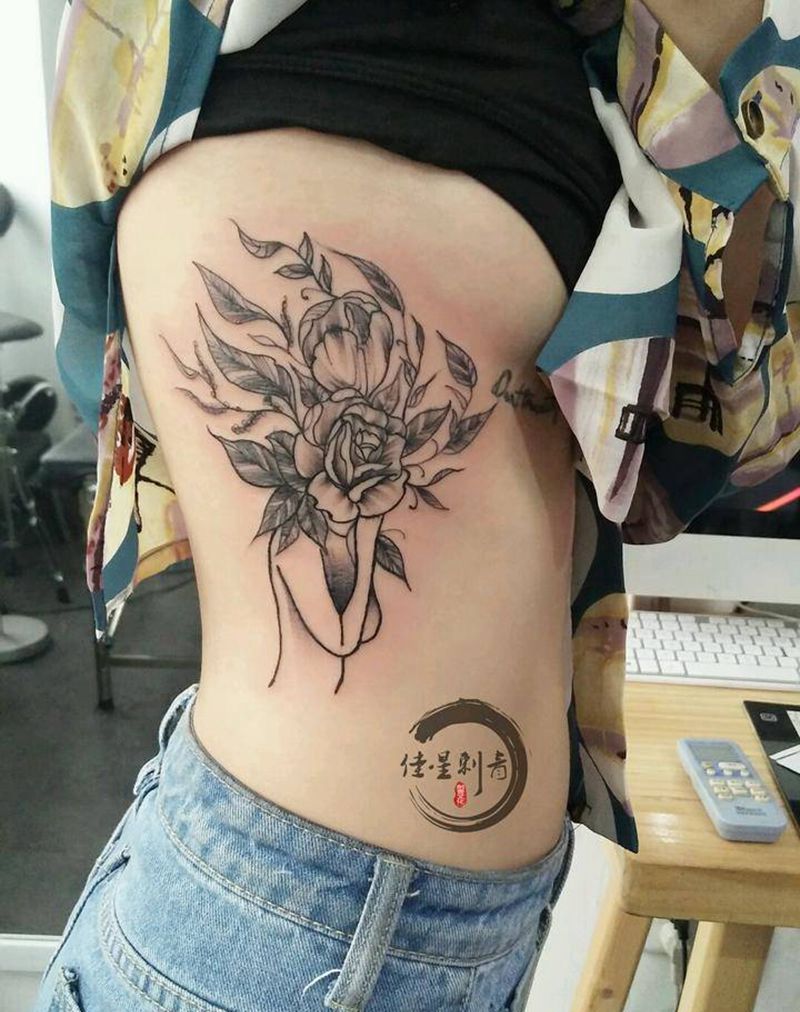 今日工纹身图片