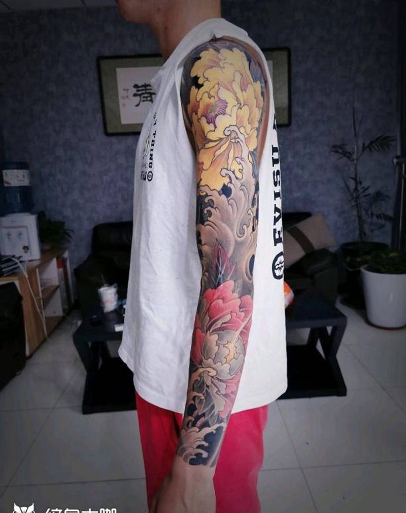 花臂纹身图片_手臂纹身图案