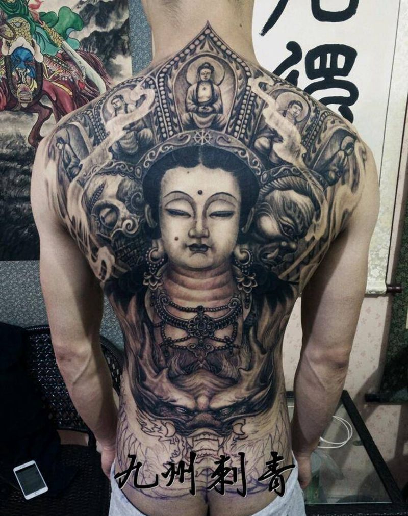 梦幻虚空藏纹身图片