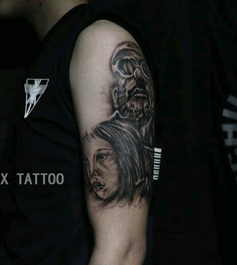 这个杀手不太冷纹身图片