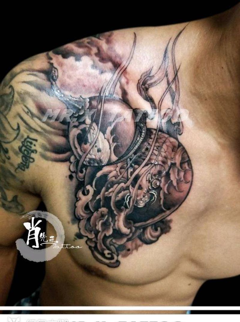 福禄有余纹身图片