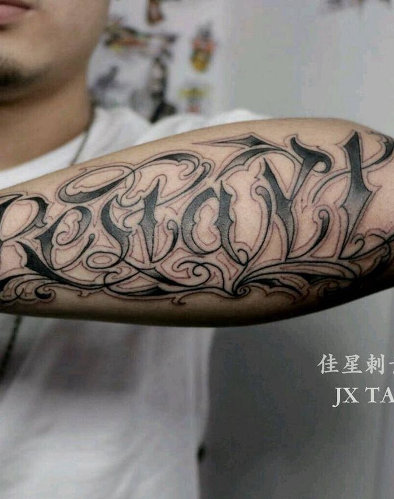 原创花体设计纹身图片