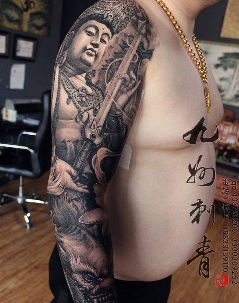 虚空藏菩萨纹身图片