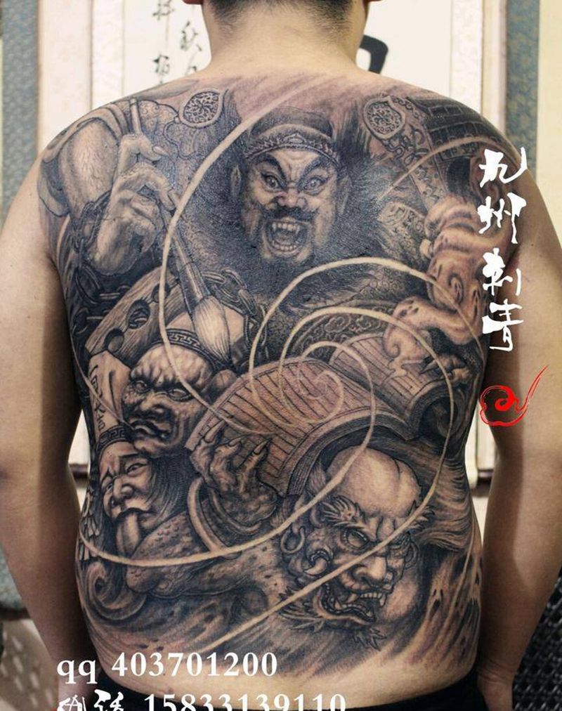判官纹身图片