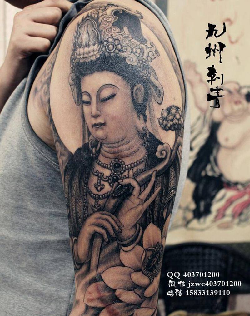 菩萨纹身图片