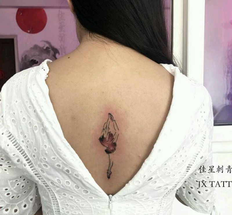 舞者纹身图片