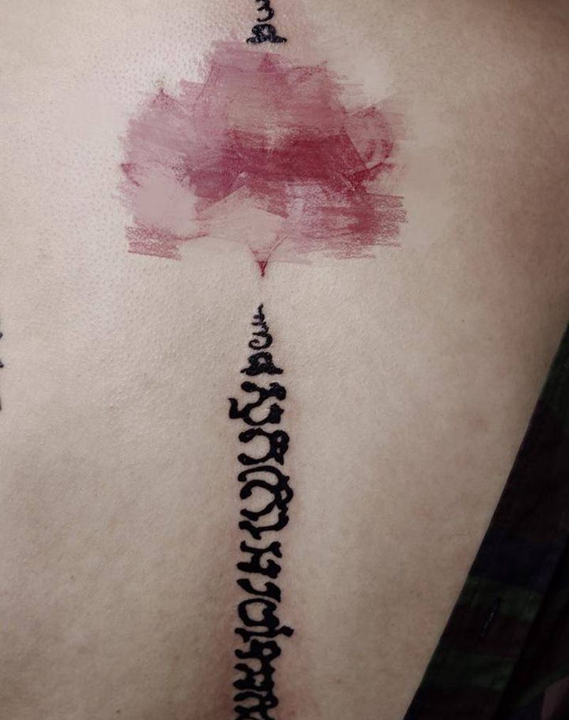 泰国刺符纹身图片