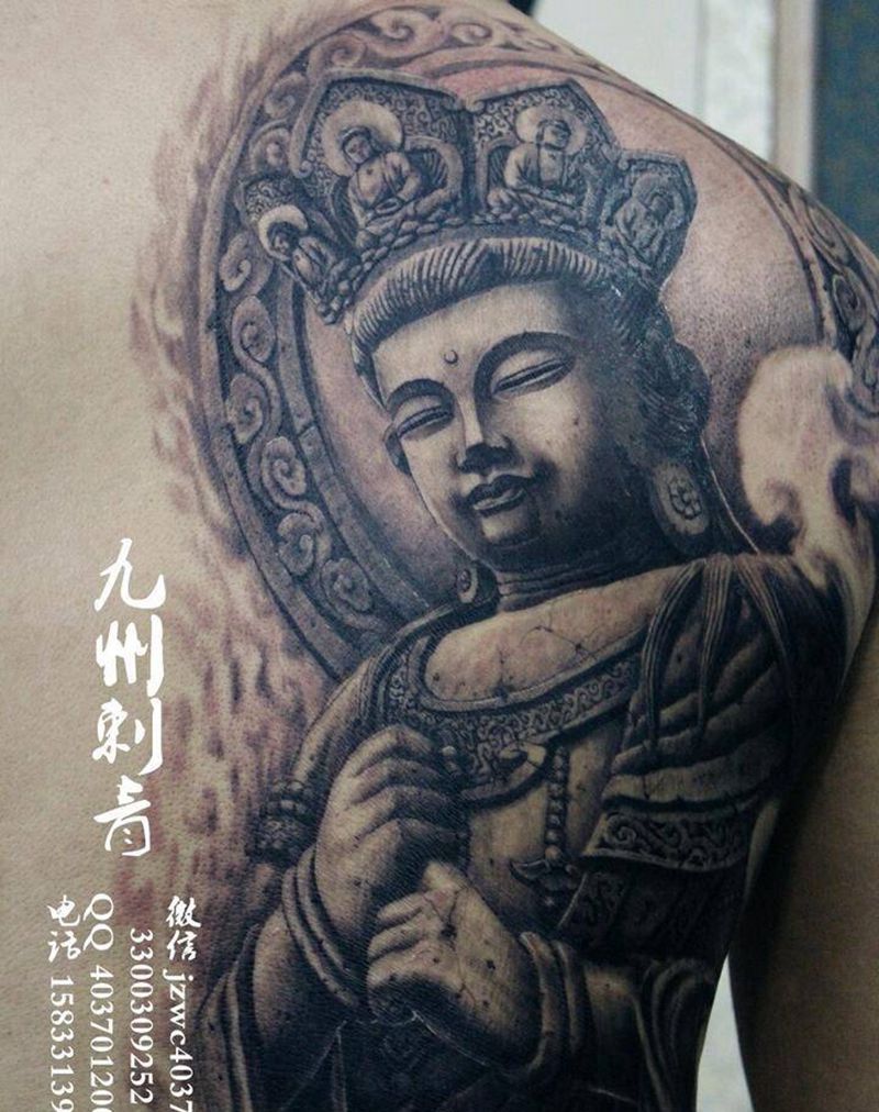 金刚界大日如来纹身图片