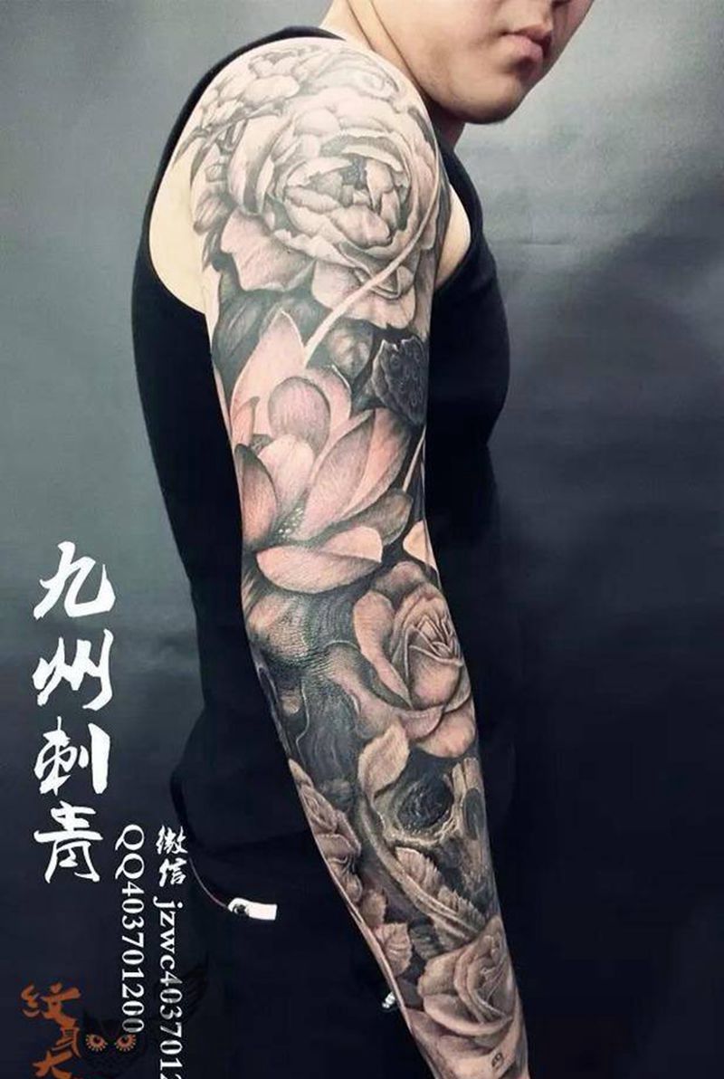 花臂纹身图片