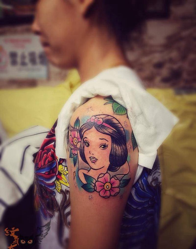 白雪公主纹身图片