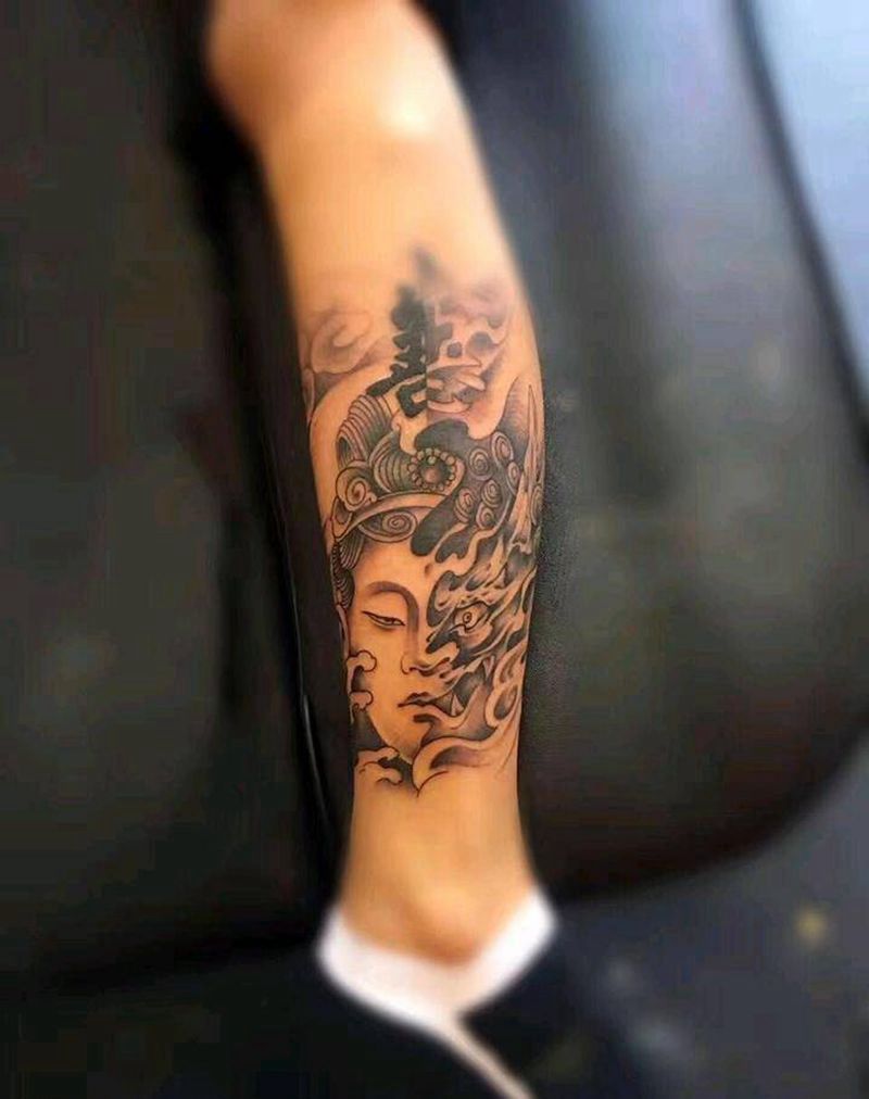 一念之间纹身图片