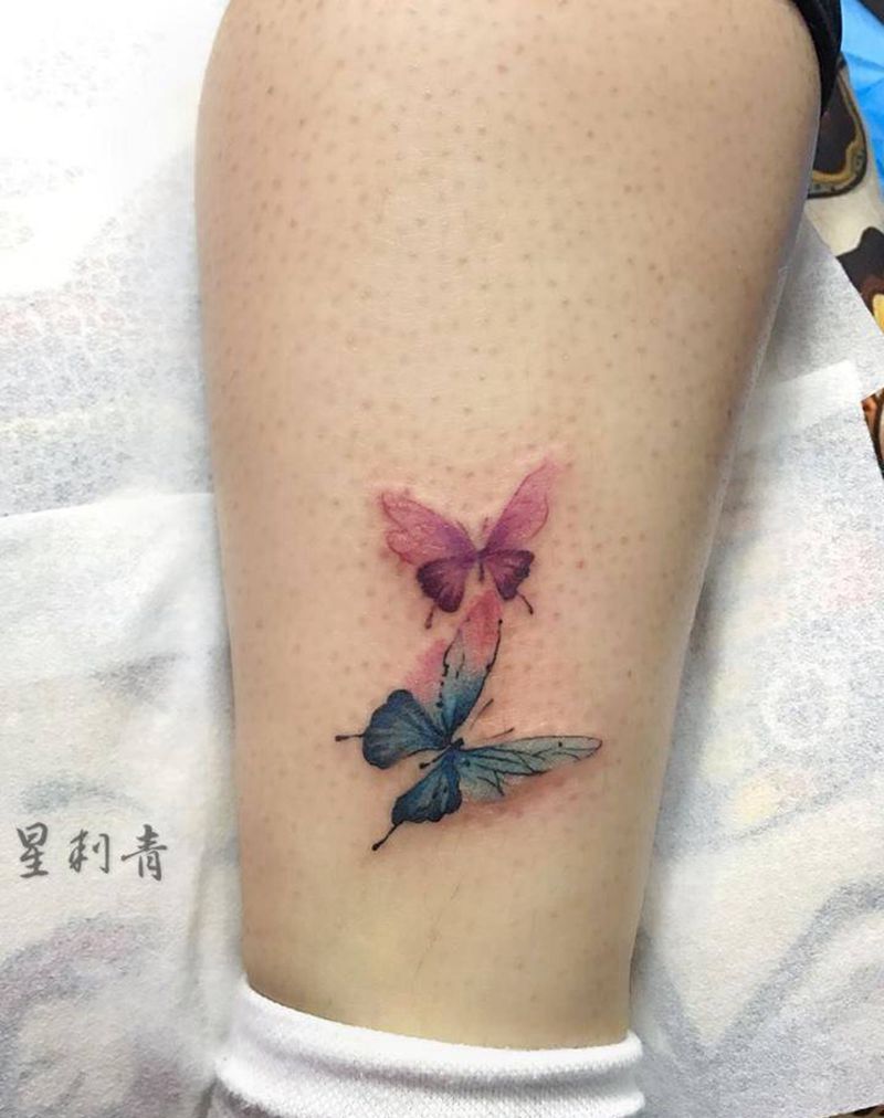 扑棱蛾子纹身图片