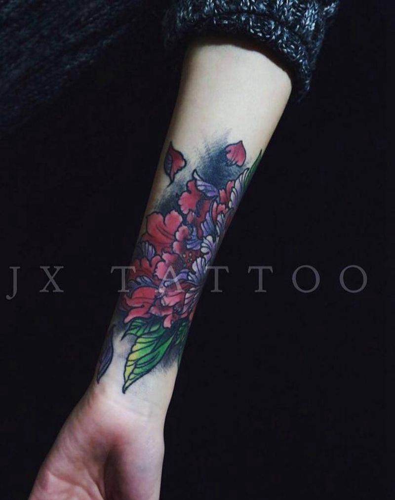 活捉一位买家秀纹身图片