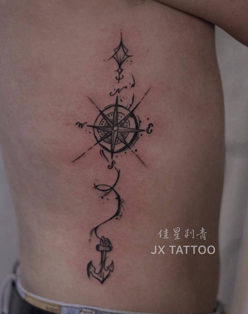 今日工纹身图片