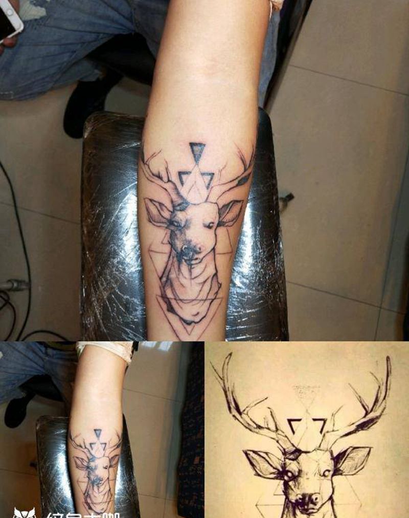 客户自己带图纹身图片