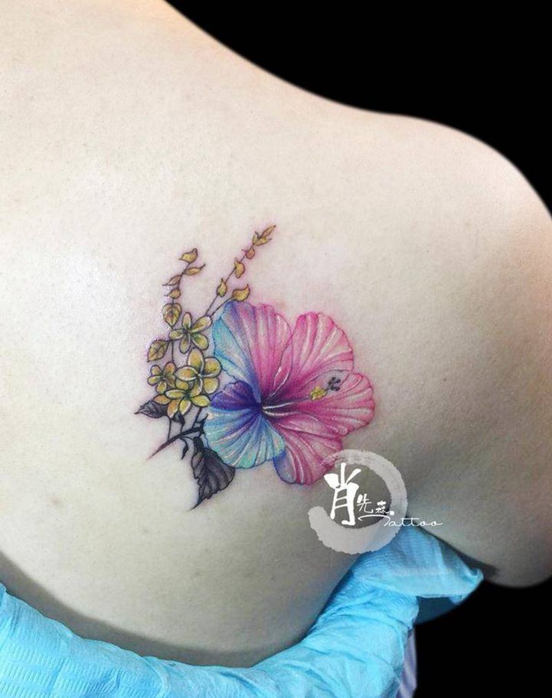 ·小花·纹身图片