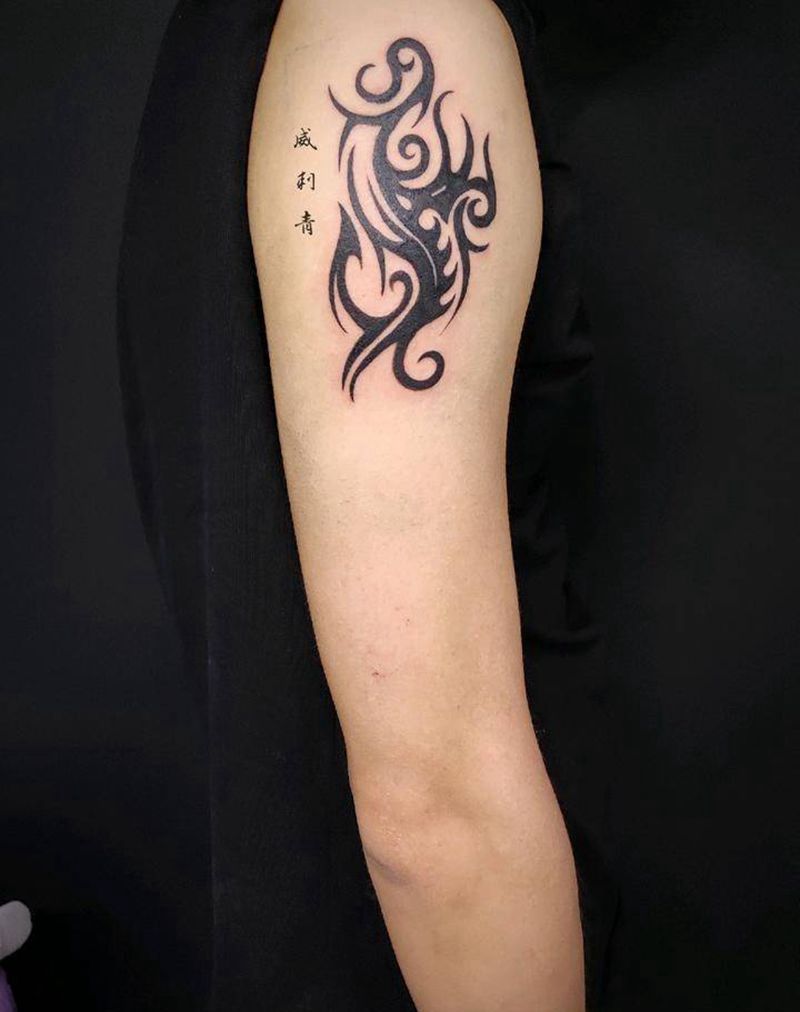 图腾纹身图片_肩部图腾纹身图案