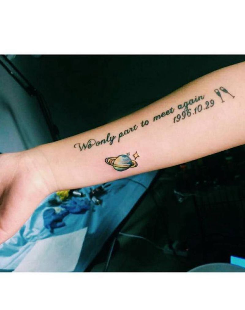 小星球纹身图片