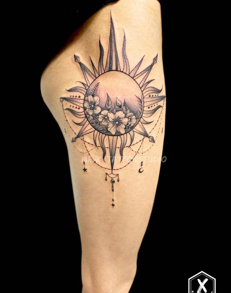 美女自带图纹身图片