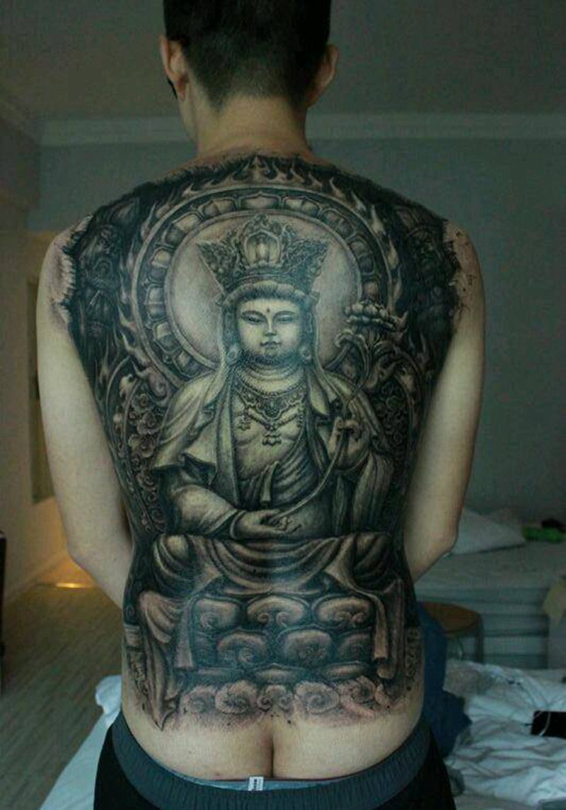 菩萨纹身图片
