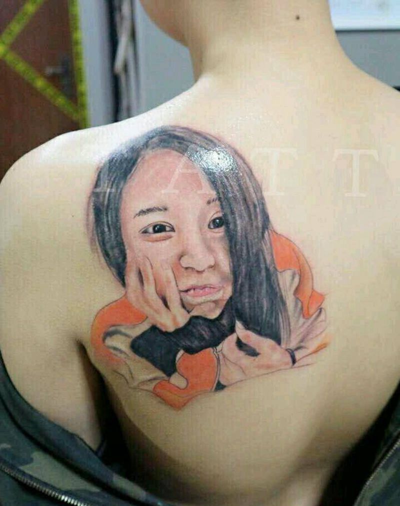 肖像纹身图片