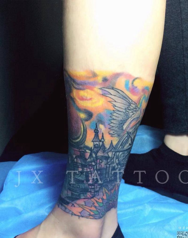 客人喜欢的调调纹身图片