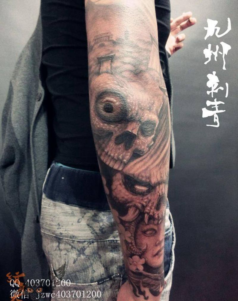 倩女幽魂纹身图片