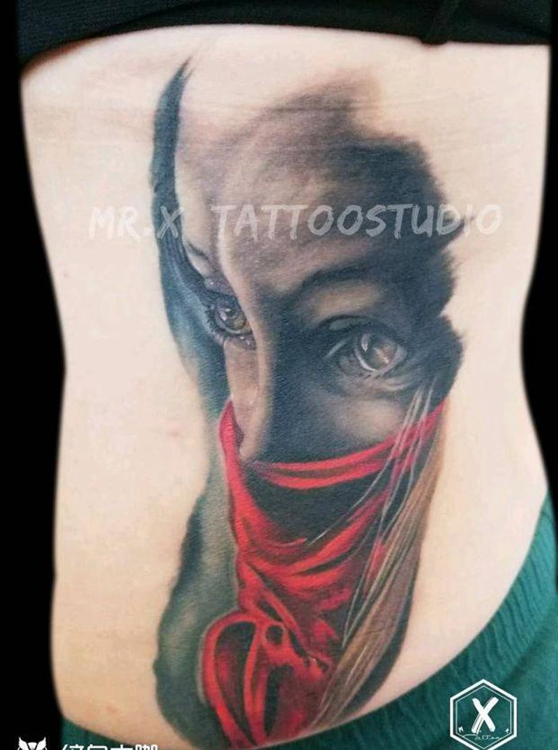 写实恢复后纹身图片