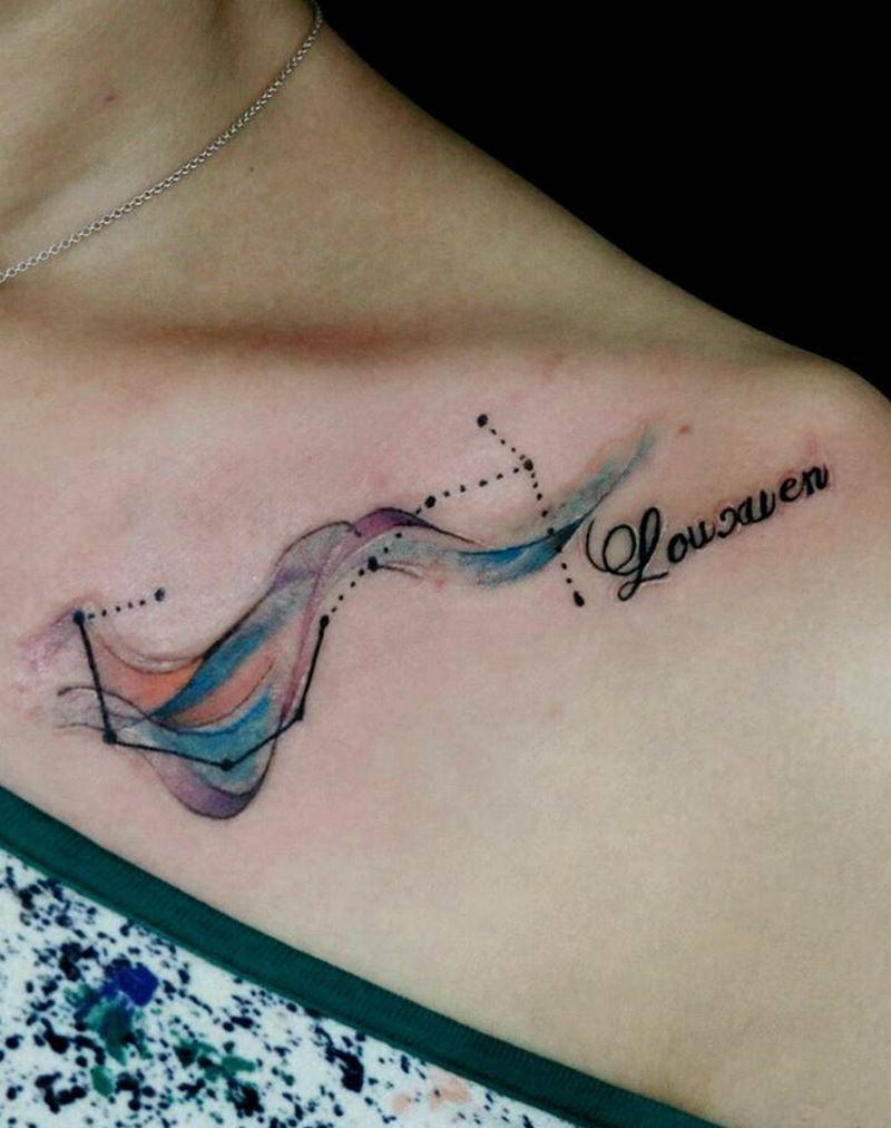 今日工纹身图片