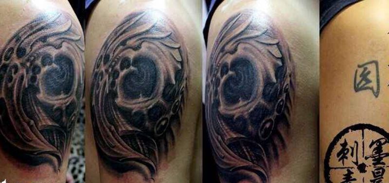 漩涡纹身图片