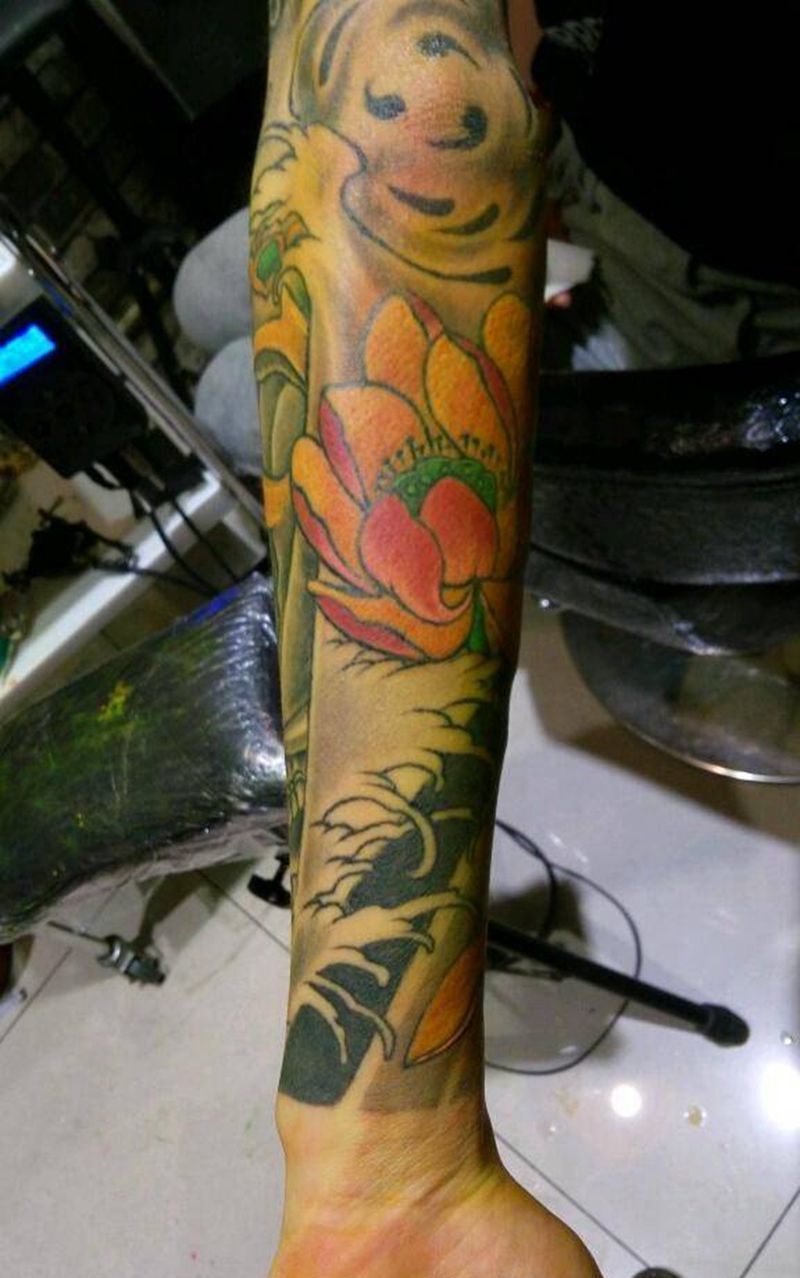 嘎巴拉完成纹身图片