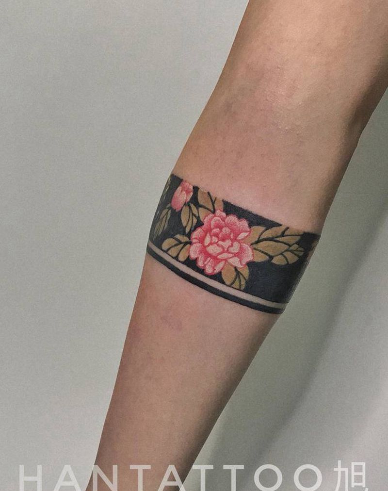 臂环纹身图片_手臂纹身图案