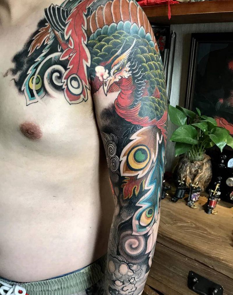 花臂纹身图片_手臂纹身图案