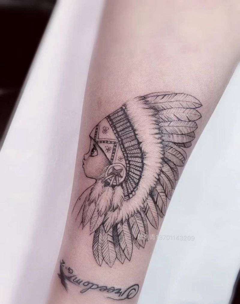 小卡通纹身图片_手臂纹身图案