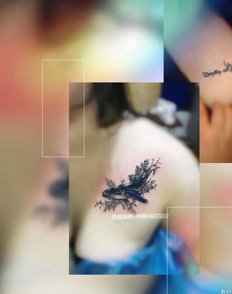 旧纹身覆盖纹身图片_胸部纹身图案