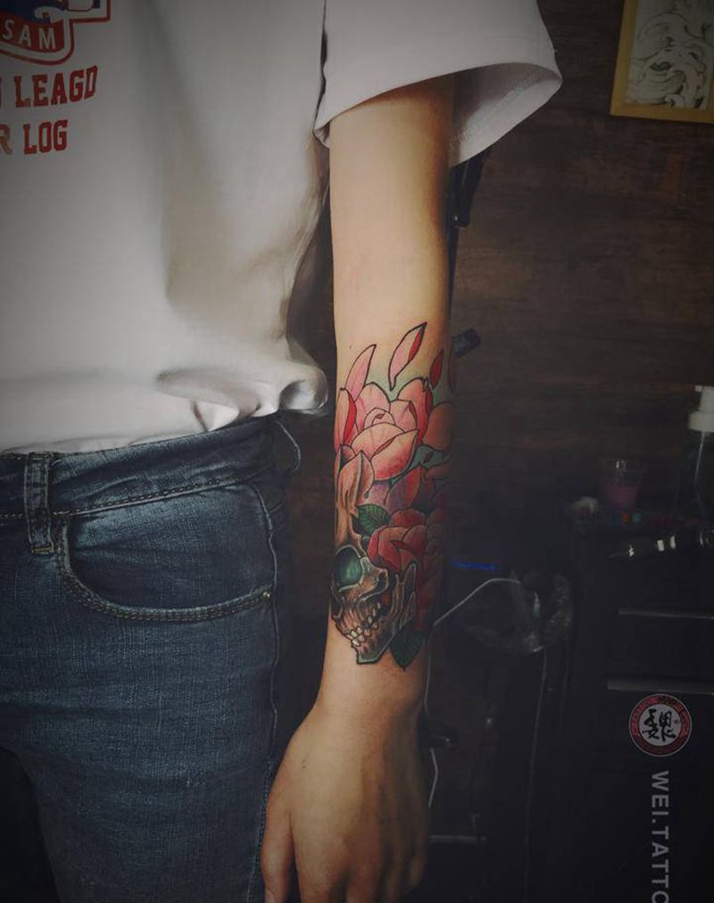 遮盖纹身图片_手臂纹身图案