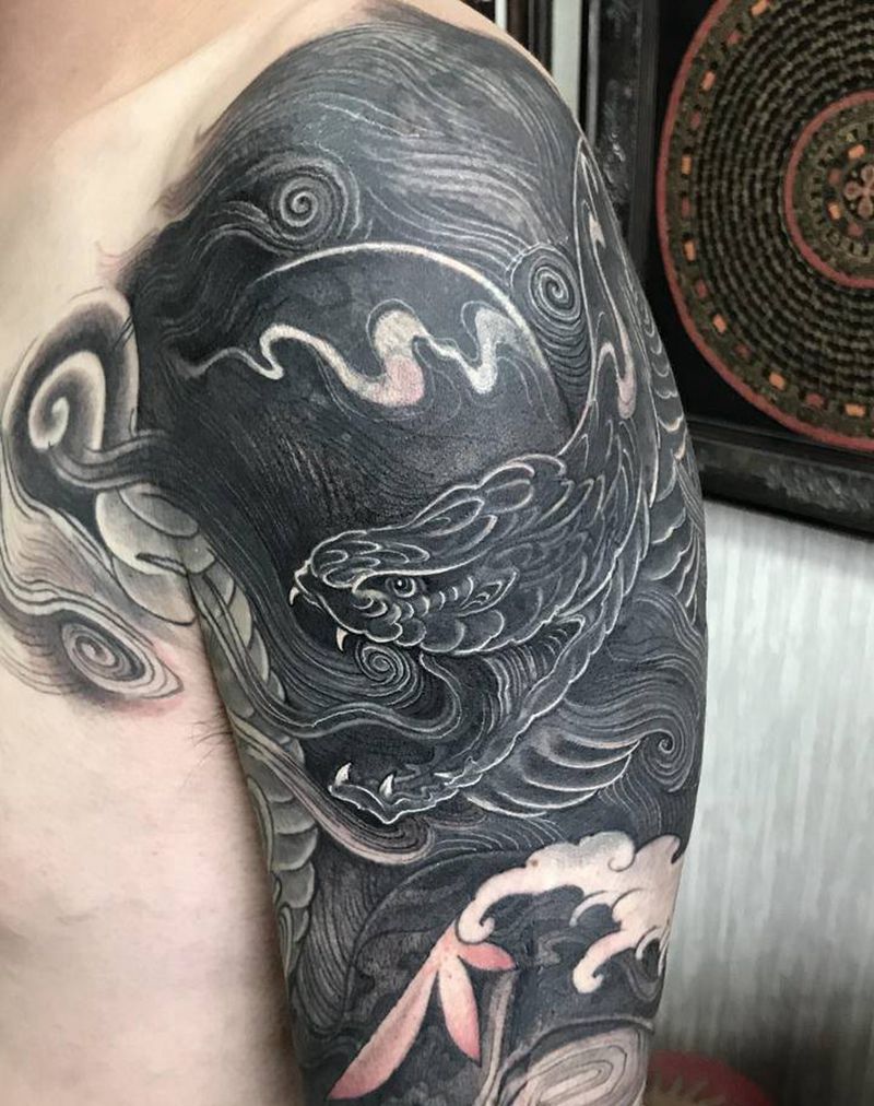 遮盖纹身图片_臀部新传统纹身图案